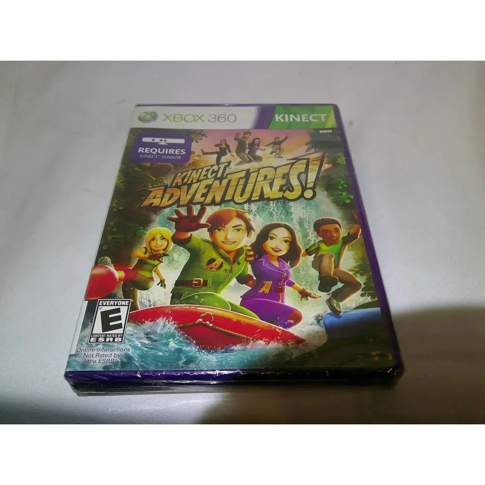 Xbox 360‎ Kinect Adventures Game - New Sealed Family Motion Gaming Entertainment